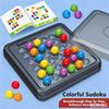Jeu de société Sudoku de couleur pour enfants Entraînement à la pensée logique Puzzle Éducatif Jouet de bureau interactif familial Parent-Enfant