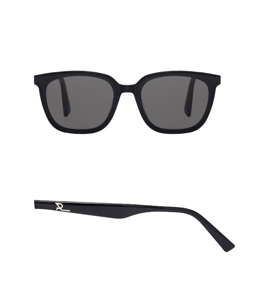 Likkeullou Rc Acetate Rlogo Sunglasses Black