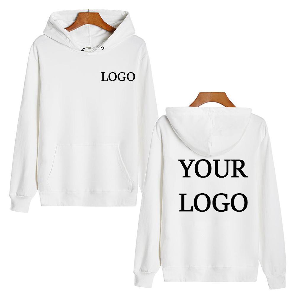 High Quality Hoodie Customise Your Logo DIY 02 Men's Fashion Sports Sweatshirt Women's Street Casual Pullover Hoodie