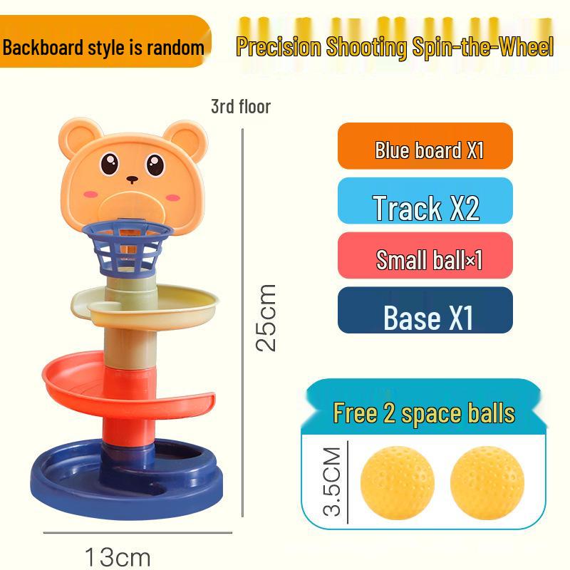 Stacking Ball Slide Tower: Educational Toy for Kids Aged 1-3 Years