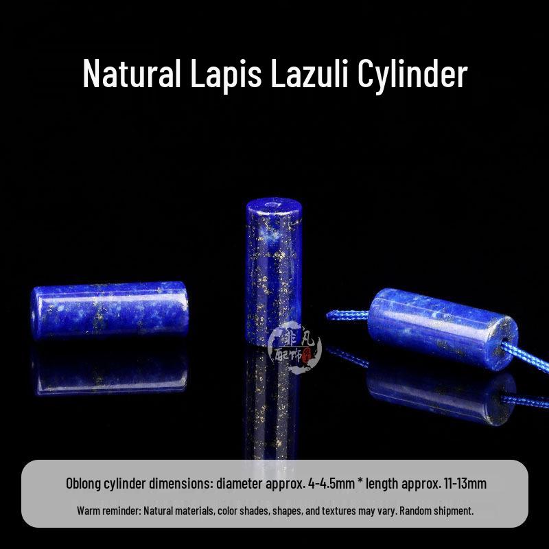 Lapis Lazuli Round Cuboid Bead Strand for DIY Handmade Jewelry Accessories