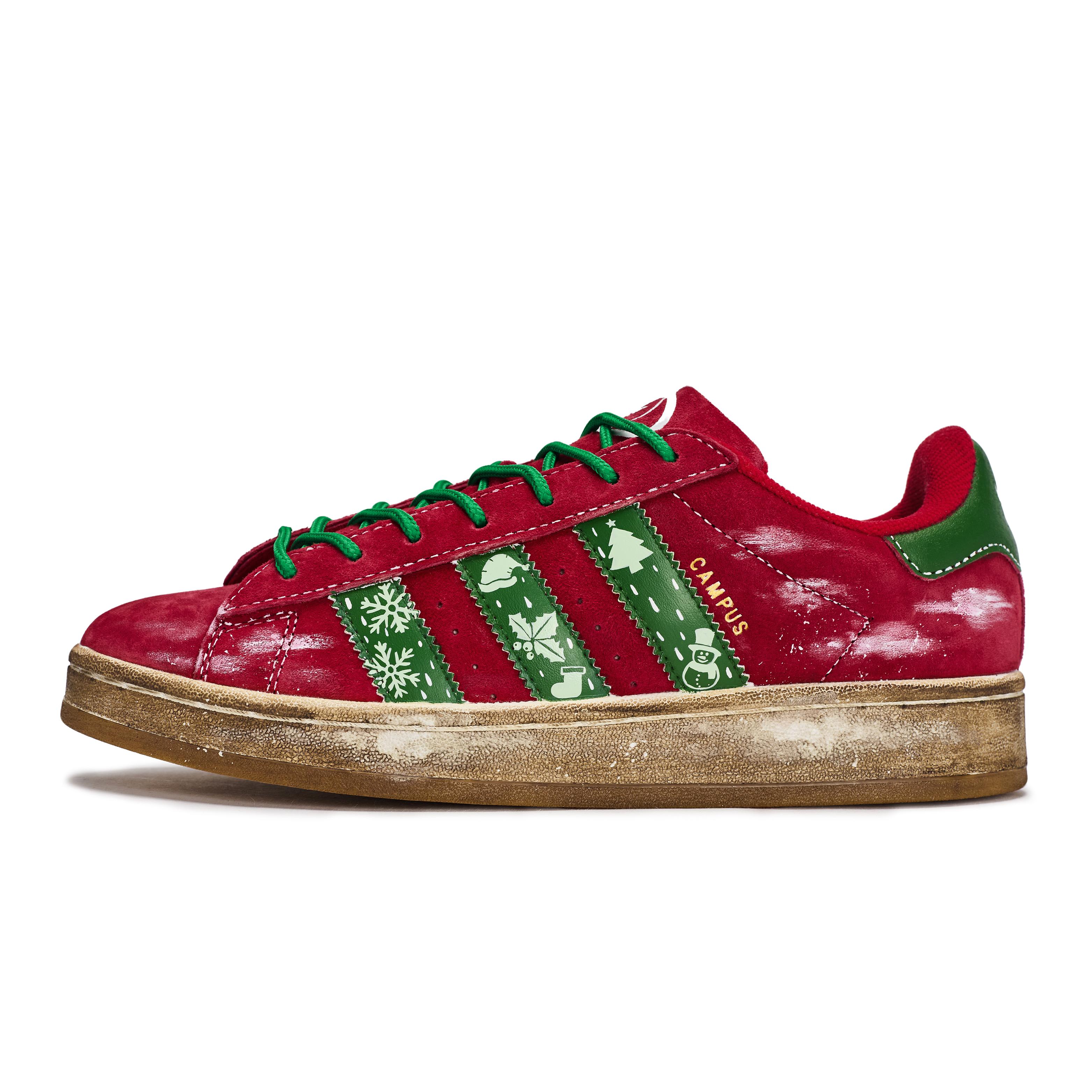 

Adidas Originals CAMPUS 00s 811 Manufacturing, Snowy Night Low top Skateboard Shoes Unisex White Red Green Brown H03474(Team80-) 36