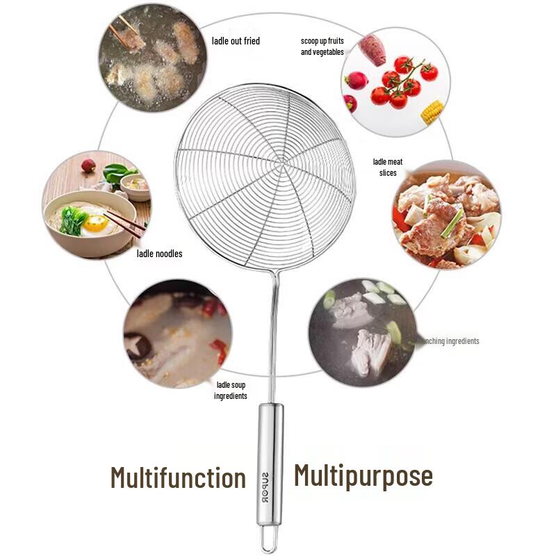 Supor Stainless Steel Large Mesh Strainer