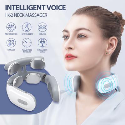 Intelligentes Nackenmassagegerät mit Heizung TENS-Impuls Zervikale Muskelmassage Kabellos Schulterentlastung Schmerz Gesundheitsvorsorge