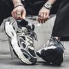 Spring Men's Breathable Mesh Shoes Versatile Thick-soled Sports Shoes Casual Dad Shoes