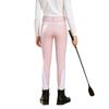 Kids Girls Horse Riding Tights Color Blocked Non Slip Full Seat Breeches with Pockets Belt Loop for Equestrian Sports