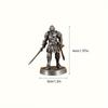 1PC Plate Knight Warrior Soldiers Model Legion Battle Chess White Copper Sand Table Soldier Figure Models Gift for Boys