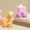 Dog Statue Silicone Candle Molds Food Safe Silicone Temperature Resistant for Resin Casting Candle Soap Home Decoration