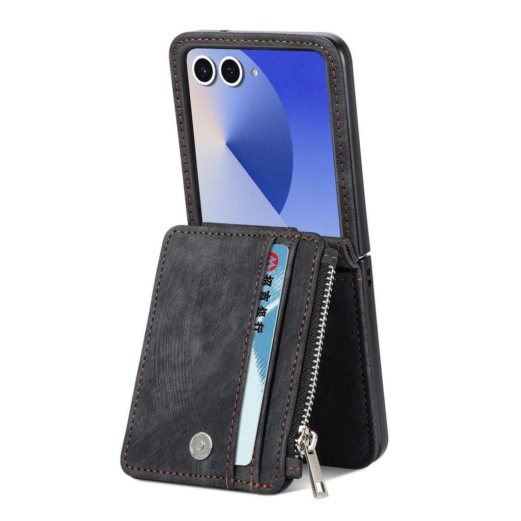 Samsung Z Flip7 Anti-Fall Lederhülle für Z Flip6 - Faltbar & Schützend