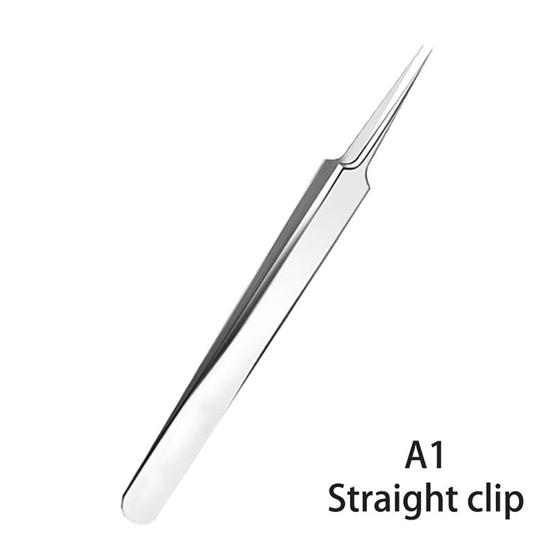 Needle Tweezers Blackhead Pimples Removal Pointed Bend Head Face Care Tools