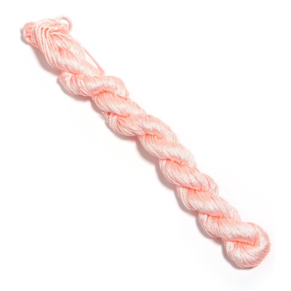 1/1.5mm Multicolor Nylon Cord Chinese Knot Thread Braided String for Jewelry Making Bracelet Tassels Beading Thread Supplies