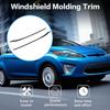FZJDSD Modanatura Trim Montante Anteriore Sinistro e Destro Parabrezza AE8Z5403136A AE8Z5403137B Compatibile con Ford Fiesta 2011 2012 2013 2014 2015 2016
