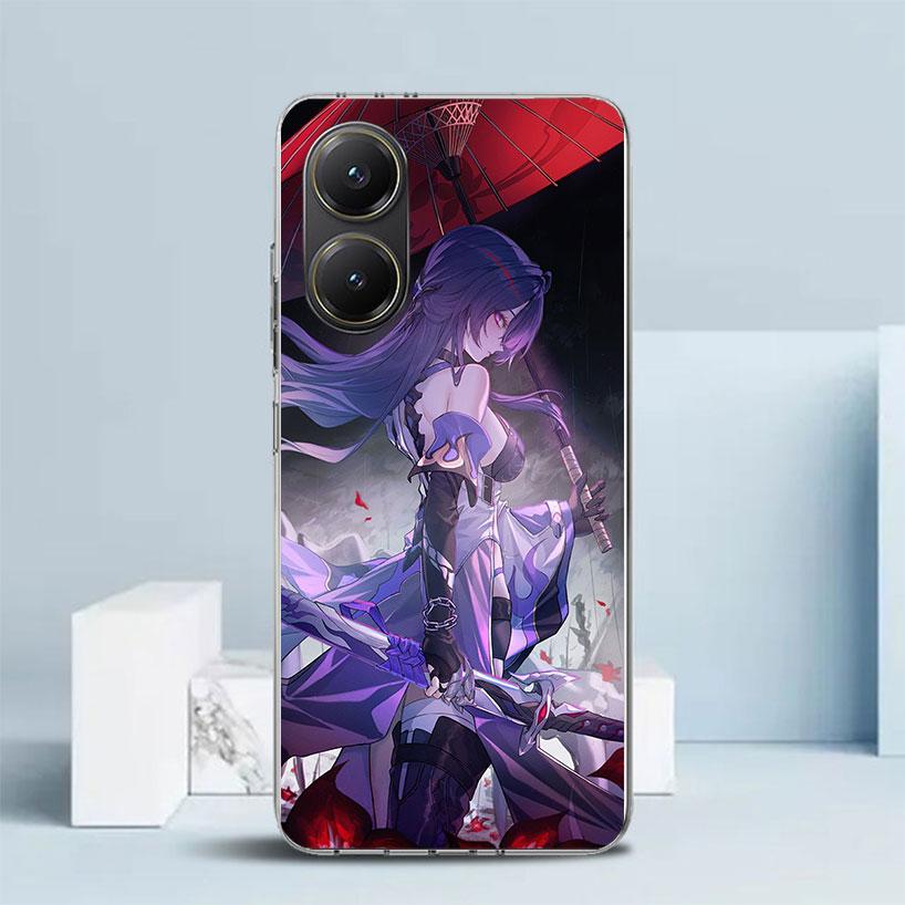 Honkai Star Rail Acheron Soft Cover for Xiaomi Poco F7 Ultra X7 X6 X5 Pro M7 Phone Case Redmi 15 15C 13 13C 12 12C 10 10C Print