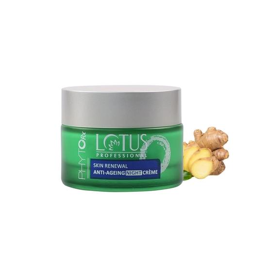 Lotus Professional PhytoRx Skin Renewal Anti Ageing Night Face Cream| Anti-Wrinkle Collagen Boost Night Cream | 50g