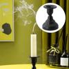 Nordic Vintage Metal Candlestick Holders Pillar Iron Art Candlestick For Wedding Party Decor Mini Retro Candle Stick Stand