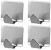 Niko Chrome Self-adhesive Hook 4 Pcs.