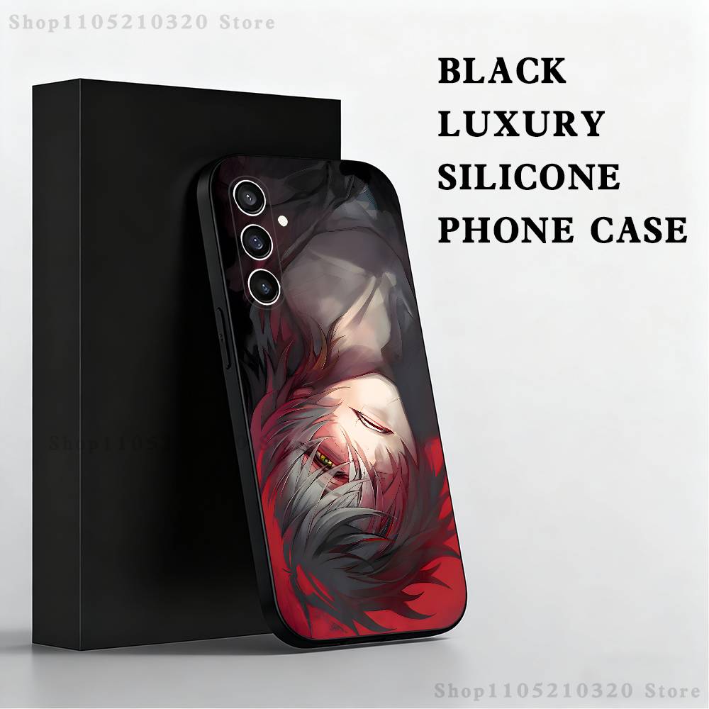 

Towa Slow Damage Phone Case For Samsung S 25,24,23,22,30,21,10,9,Ultra,Plus,Lite,FE,4,5 G Black Soft Case SamsungS23plus 5G