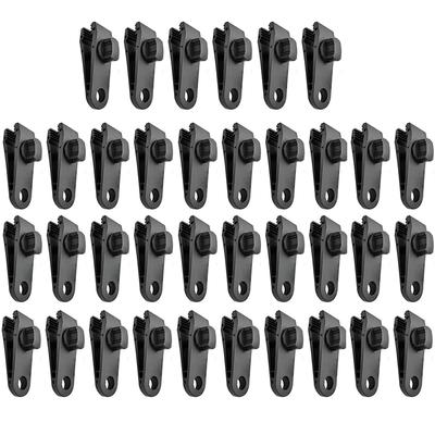 AB34-36 Pcs Tarp Clips Heavy Duty Lock Grip, Tarp Clamps, Fit For Camping Tent,Awnings, Car Cover,Pool Cover, Boat Cover