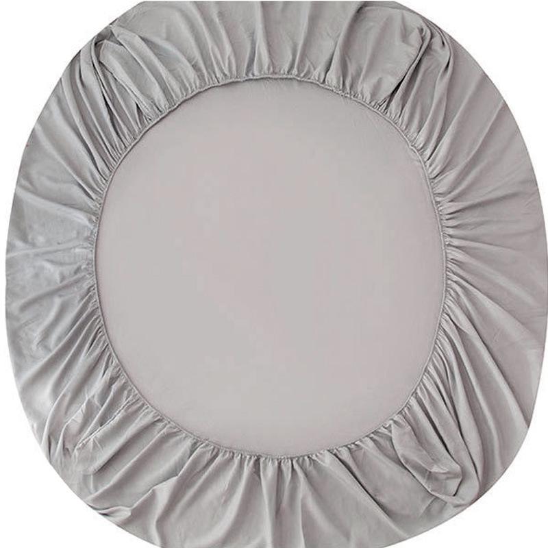 Silný jednobarevný broušený přehoz 1,5-1,8G prostěradlo s gumou pro jednolůžko