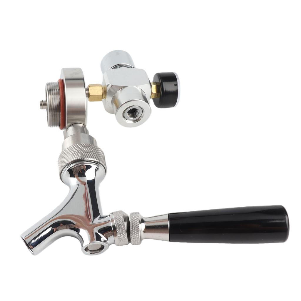 Stainless Steel Beer Spear Faucet Tap Dispenser Kit for 2L 3.6L 4L Mini Keg Beer Growler