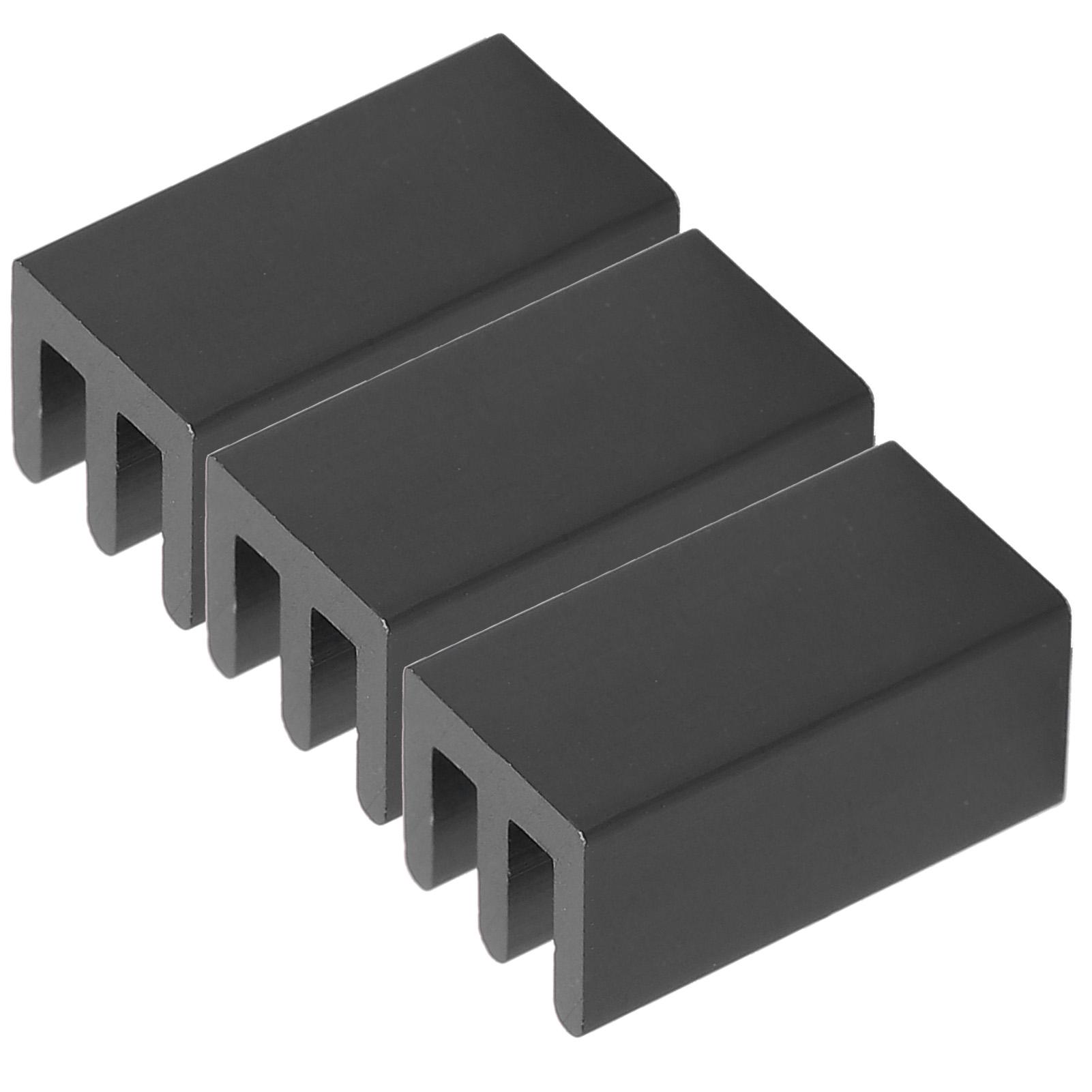 

40 шт. Алюмінієвий радіатор для охолодження мікросхеми Охолоджуюче ребро для мікросхеми друкованої плати 8,5x8x16 мм