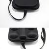 Waterproof Table Tennis Racket Bag Portable Racket Organizer  Holds 2 Paddles and 4 Balls