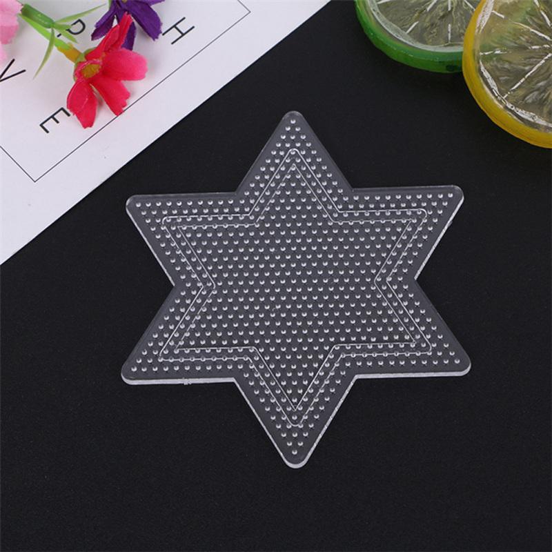 2,6 мм бусины Pegboard игрушка DIY бусины инструмент образовательная танграм головоломка шаблон детская игрушка Small hexagon star board
