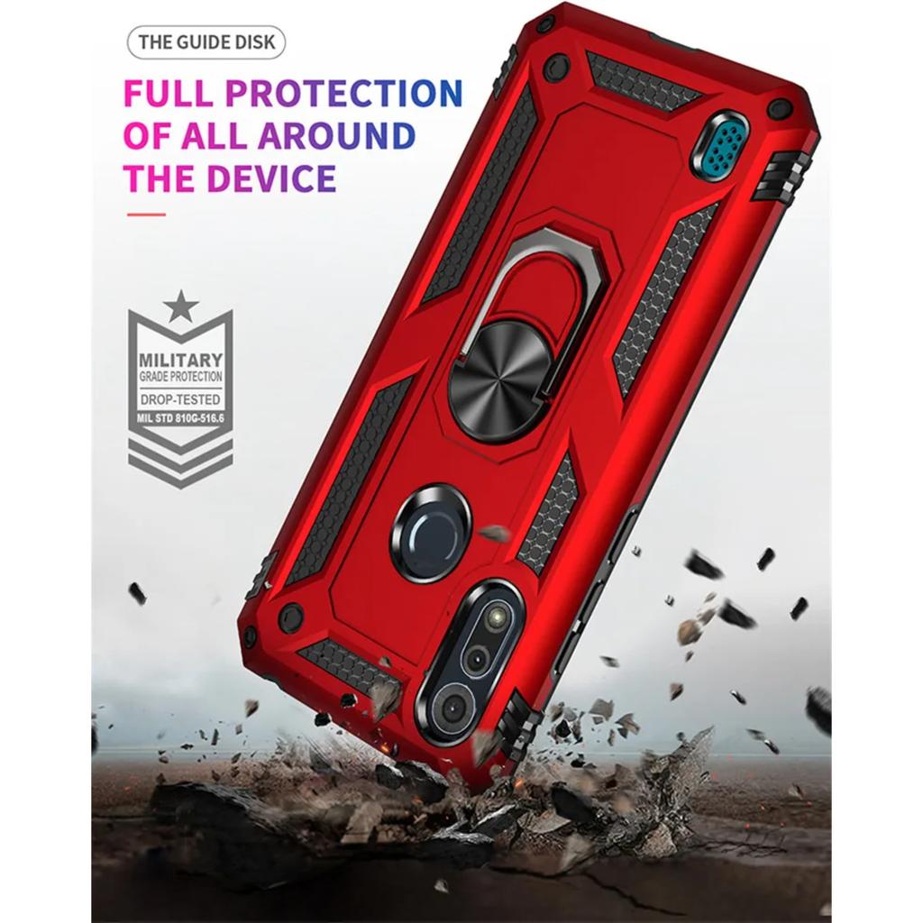 For Motorola Moto E5 E6 Plus E7 E7i Power  Case Shockproof Magnetic ring Bracket Cover For Moto E6S E6i E