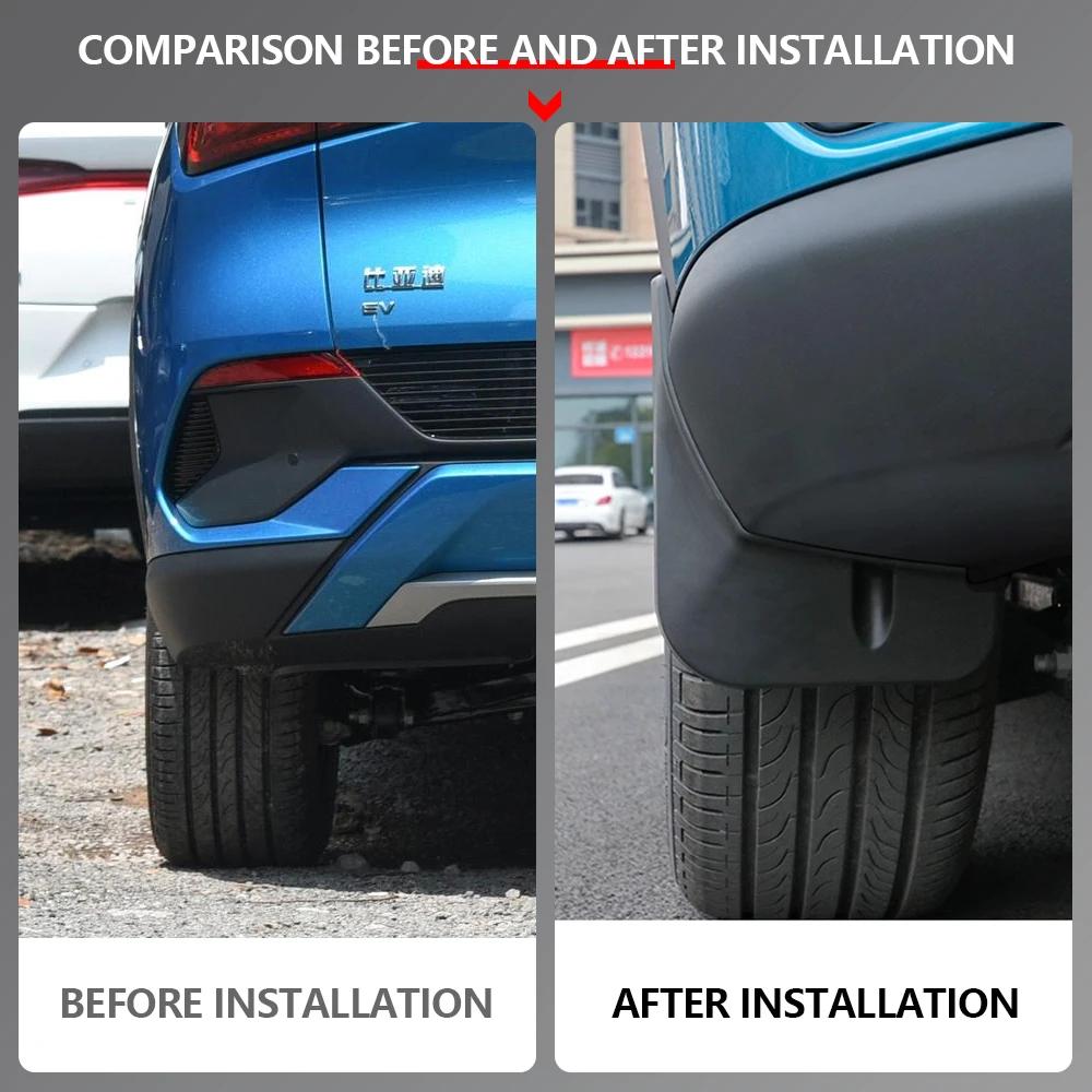 For BYD Atto 3 Atto3 2025 - 2025 Mudflap Mudguard Splash Guards Fender Mudflaps Cover Mud Flaps 4Pcs Protector Accessories