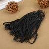 10pcs/set Lanyard Hand Wrist Strap Black Protective Wrist Strap Pine Rope Selfie Stick Lanyard Mobile Phone Strap Flashlight