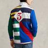 Polo Ralph Lauren SS23 Striped Color Block Badge Print Long Sleeve Polo Shirt Men tops Multicolor MNPOKNI16822736-410