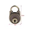 Mini Bear for Head Archaize Padlocks With for Key Metal for Wish Lock Jewelry Box Decorative Padlock for Boys, Girls, St
