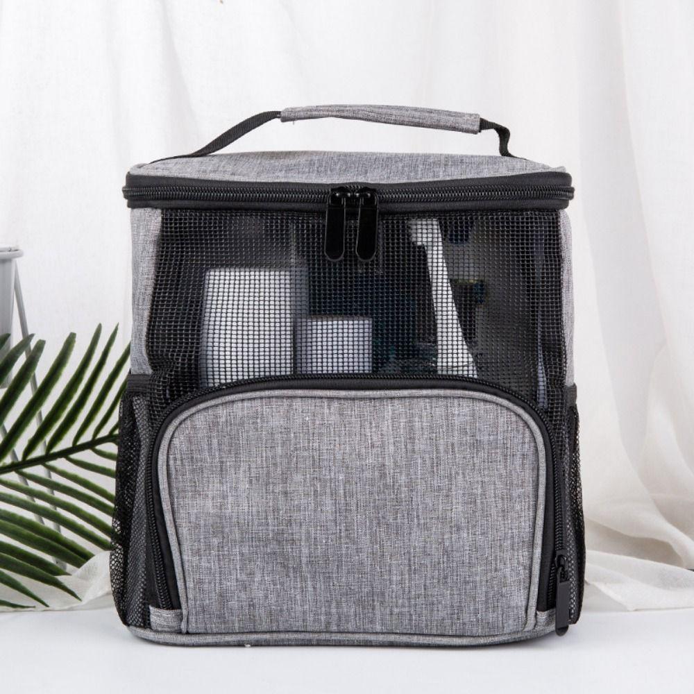 Portable Foldable Mesh Tote Quick Dry Hanging Shower Organizer Perfect Shower Bag  Gym