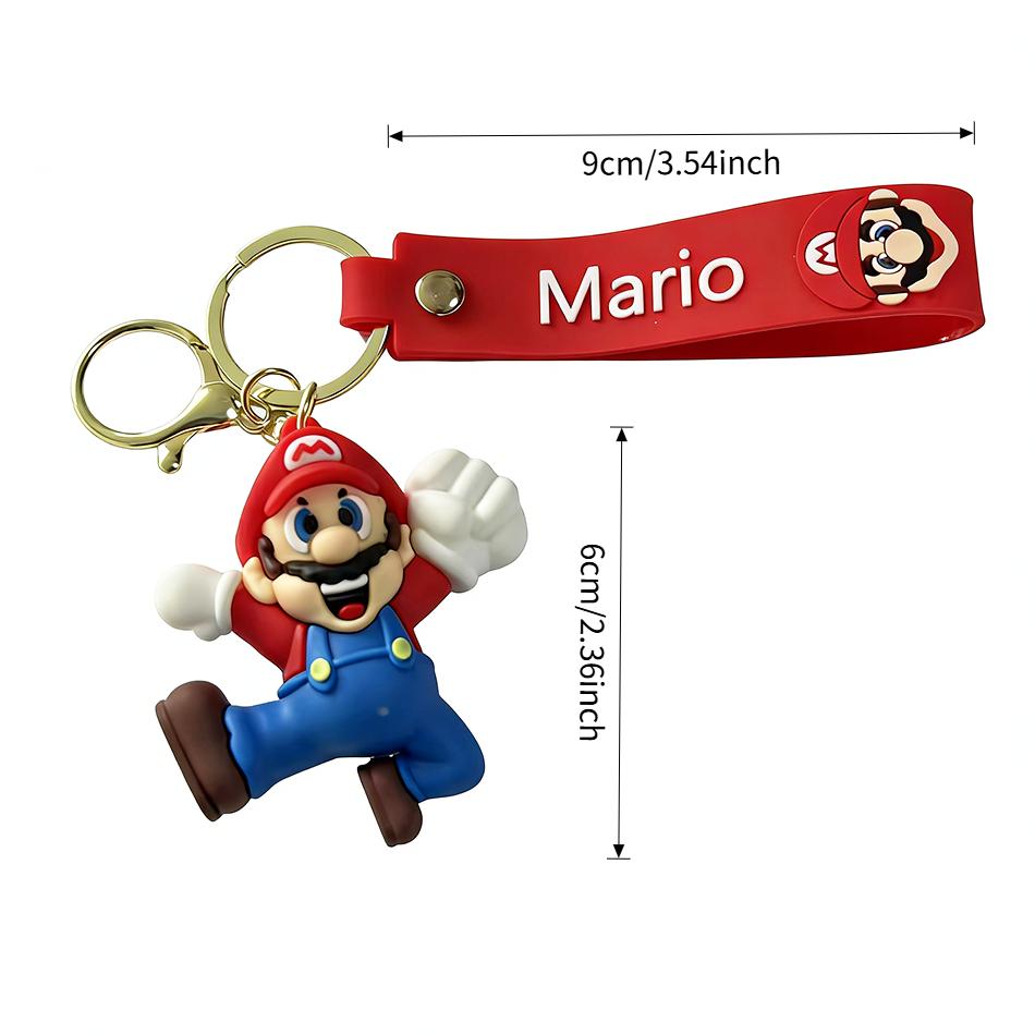 

5Pcs Cute Anime Keychain Cartoon Character Pendant Key Ring, Bag Car Key Chain Accessory Fan Gift In Stock Genuine
