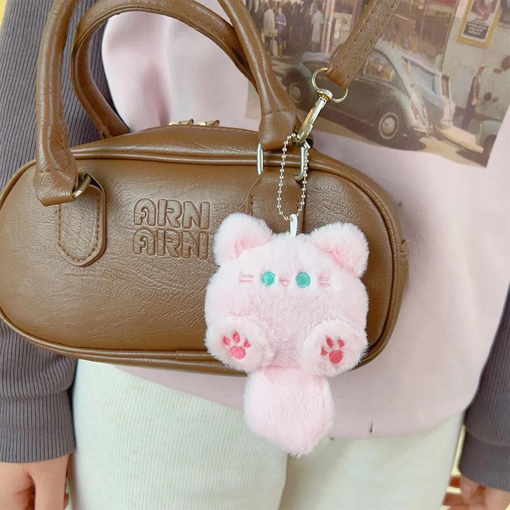 Car Keychain Pendant, Trendy Plush Toy Bag Charm.