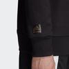 adidas Sweatshirts Men's Black Crew Neck Moderate Regular FT9758