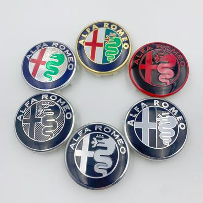 2026 Hot Sticker 10pcs 60MM 10pin For 156 159 147 Giulia Giulietta MITO Stelvio GT Car Emblem Wheel Center Covers Hub