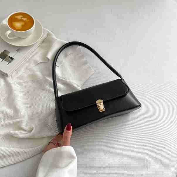 Trend Niche Portable Shoulder Bag Popular Small Square Bag New Bag Women's 2025 Spring Fashion Retro Armpit Bag