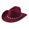 Unisex Western Denims Hat Wide Border Hat Polyester Outdoor Fashion Hat Fashion Accessory for Men and Women