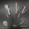 304 Stainless Steel & Nylon Straw Brush - Silicone Brush for Cleaning Children's Bottles & Medical Equipment