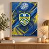Leeds United Fotbalová diamantová malba Kit 5D Plné vrtáky DIY diamantová mozaika Nástěnné umění Domácí dekorace