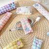 1pc Ins Style Floral Cable Tie Desk Organizer Shelf Cloth Cord Office Organizers Reusable Wire Straps For Earphone Data Cables