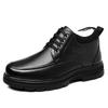Cotton Shoes Men's Warm Winter Velvet Thickened High-top Formal Casual Men's Middle-aged and Elderly Father Shoes