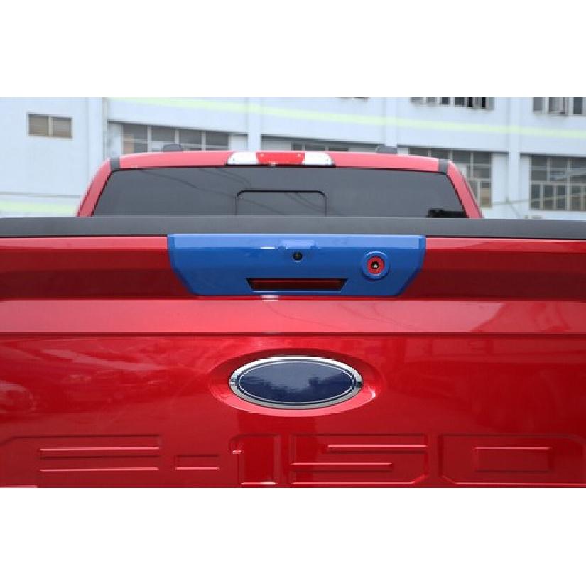 Blue Rear Door Tailgate Door Handle Cover Trim Shell Frame For Ford F150 +
