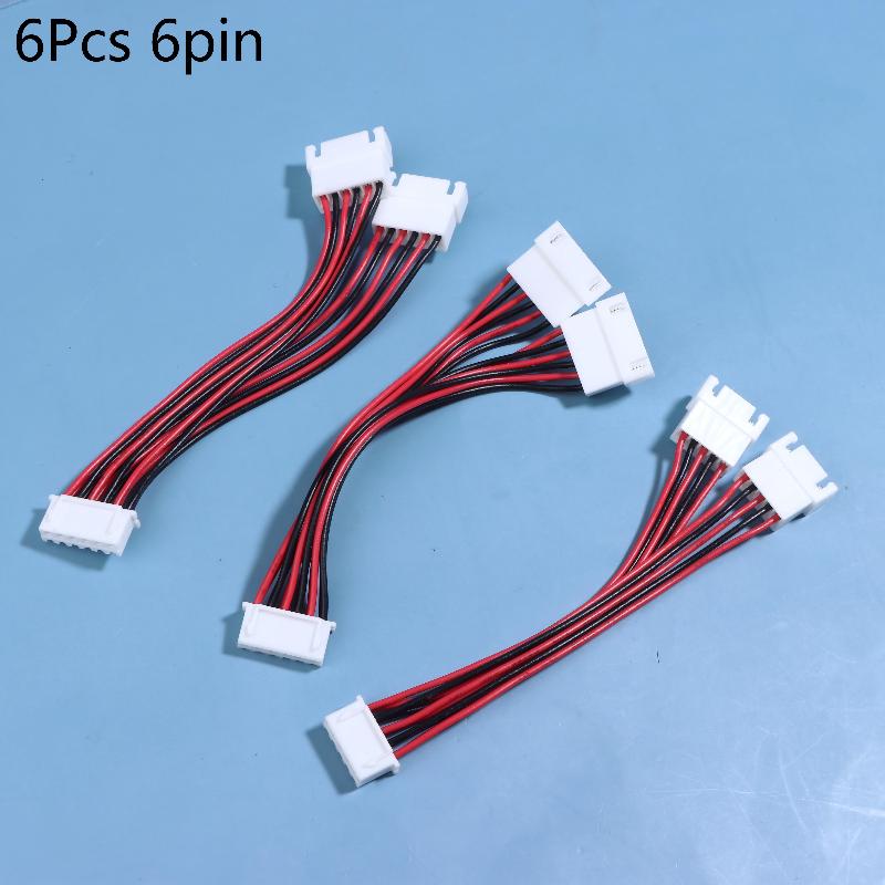 3/6pcs XH2.54MM Y-Splitter Cable Male To 2 Female Connector 26AWG Power Extension Cord 2/3/4/5/6 Pin Splitter Cable Adapter