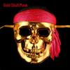 Cosplay Pirate Costume Set: Includes Pirate Hat, Sword, Flag, Bugle Horn, Eye Patch, and Mask for Halloween. Inspired by Pirates of the Caribbean.