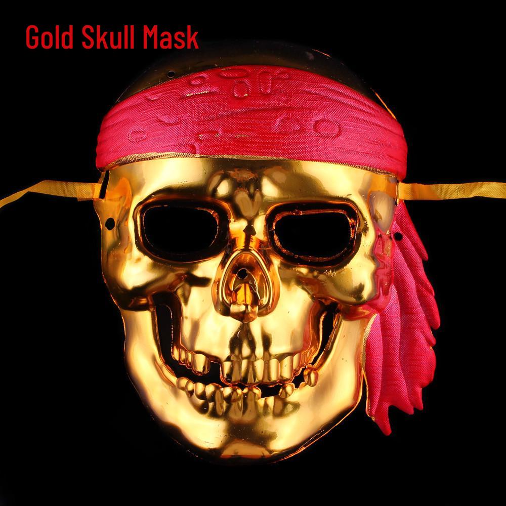 Cosplay Pirate Costume Set: Includes Pirate Hat, Sword, Flag, Bugle Horn, Eye Patch, and Mask for Halloween. Inspired by Pirates of the Caribbean.