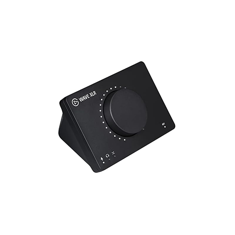 Elgato Wave XLR Microphone Interface/Digital Mixing Solution with Wave XLR to USB-C Connection for Streaming, Recording, and Podcasting