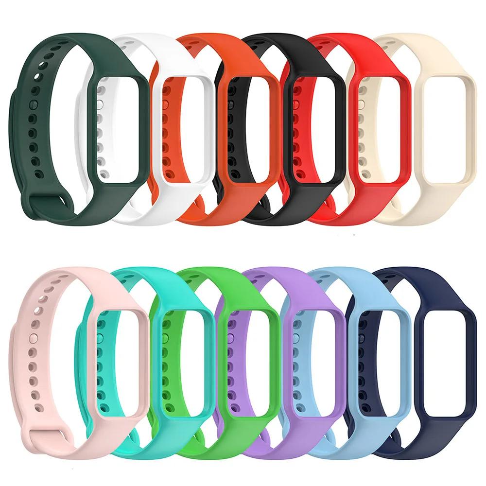Silicone Strap Replacement For Redmi Smart Band 2 /Xiaomi Band 8 Active Sport Wristband Correa Bracelet   Watch Accessories