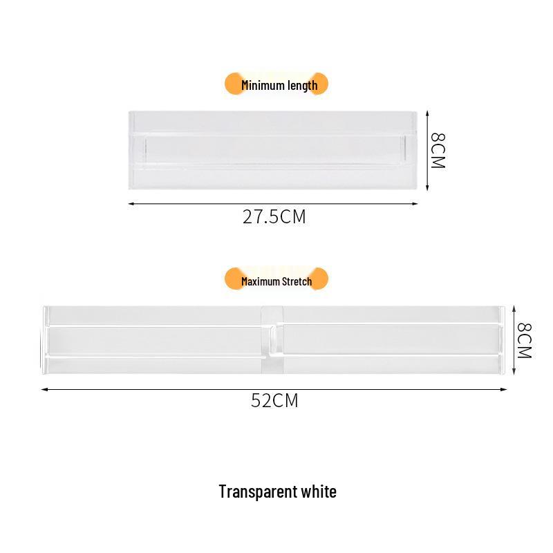 

Выдвижные пластиковые разделители для ящиков для классификации нижнего белья и носков